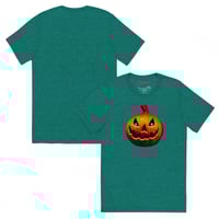 Image 13 of Short Sleeved T-shirt (Adult M/F) - Classic Jack O Lantern