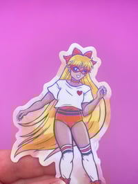 Image 3 of Skater Scout Sailor Venus on Roller Skates Sticker