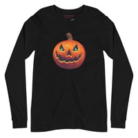 Image 6 of Long Sleeve Tee (Adult M/F) - Classic Jack O Lantern