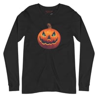 Image 7 of Long Sleeve Tee (Adult M/F) - Classic Jack O Lantern