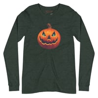 Image 8 of Long Sleeve Tee (Adult M/F) - Classic Jack O Lantern