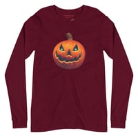 Image 16 of Long Sleeve Tee (Adult M/F) - Classic Jack O Lantern