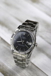 Image 2 of 1960 Rolex Oyster Perpetual Date 1501 - Matte Black, Sigma Dial - With Box -  Automatic Cal. 1570