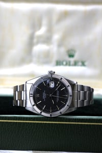 Image 1 of 1960 Rolex Oyster Perpetual Date 1501 - Matte Black, Sigma Dial - With Box -  Automatic Cal. 1570