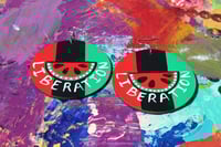 Image 2 of Black & Pali Solidarity Earrings