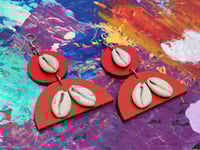 Image 4 of Najma Cowrie Earrings