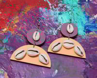 Image 6 of Najma Cowrie Earrings