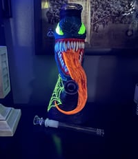Image 9 of Venom Monster Bong - 13" UV Bong