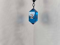 Image 4 of Mage Hand - Blue D4 Dice Necklace 