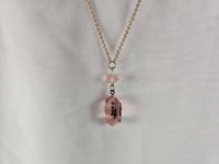 Image 1 of Pink Charmer - Pink D4 Dice Necklace 