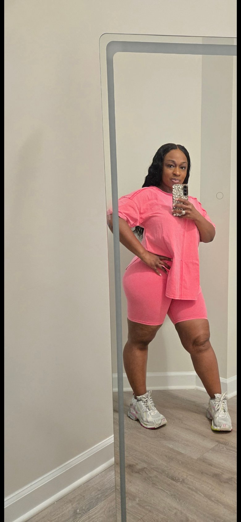 Image of Washed 2pc Biker Set