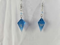 Image 3 of Salt Spray - D4 Dice Earrings