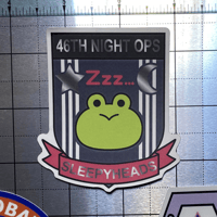 46th Night Operations Unit - Sleepyheads Sticker [Eepy Sleepy / Phase Connect]