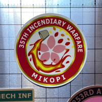 35th Incendiary Warfare Unit - Mikopi Sticker [Sakura Miko / Hololive]