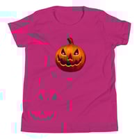 Image 4 of Youth Short Sleeve T-Shirt (M/F) - Classic Jack O Lantern