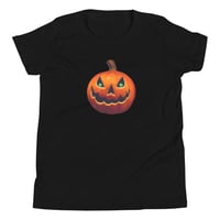 Image 6 of Youth Short Sleeve T-Shirt (M/F) - Classic Jack O Lantern