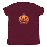 Image 2 of Youth Short Sleeve T-Shirt (M/F) - Classic Jack O Lantern