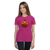 Image 3 of Youth Short Sleeve T-Shirt (M/F) - Classic Jack O Lantern