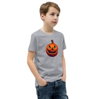 Image 11 of Youth Short Sleeve T-Shirt (M/F) - Classic Jack O Lantern