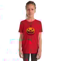 Image 7 of Youth Short Sleeve T-Shirt (M/F) - Classic Jack O Lantern