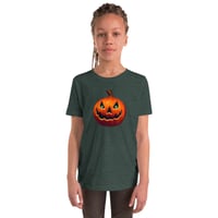 Image 23 of Youth Short Sleeve T-Shirt (M/F) - Classic Jack O Lantern