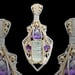 Image of Aquamarine Crystal and Amethyst Pendant