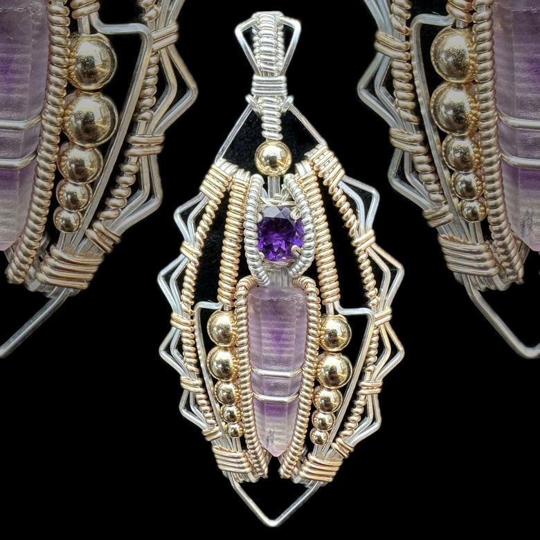 Image of Amethyst Phantom Crystal Pendant