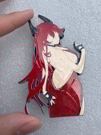 Image 11 of NIKKE Red Hood Dress 3.75" Hard Enamel Pin **PREORDER OPEN**
