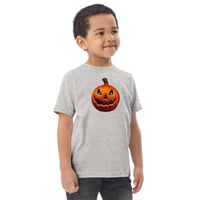 Image 3 of Toddler jersey t-shirt - Classic Jack O Lantern
