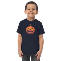 Image 9 of Toddler jersey t-shirt - Classic Jack O Lantern