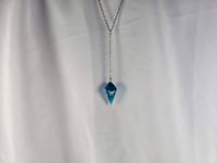 Image 5 of Cornflower - Purple D4 Dice Necklace 