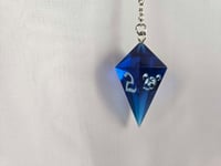 Image 4 of Blueberry - Purple D4 Dice Necklace 