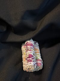 Image 2 of Rose Sage Smudge Stick – Cleanse, Soothe & Invite Love