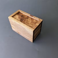 Image 2 of A Box of Seven Devils - Tanoak (with resin fill) box with Walnut tiles