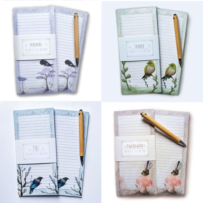 NZ Bird Magnetic Notepads