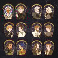 Image 1 of SW master + padawan Enamel Pin Sets