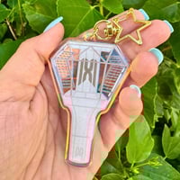 Image 1 of MX Mondoongie Kpop Lightstick Acrylic Holographic Keychain Charm