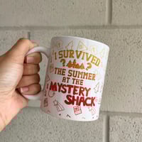 Image 1 of I Survived the Summer at the Mystery Shack | Gravity Falls Mug 11oz