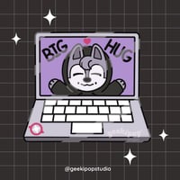 Chan’s Room Big Hug Enamel Pin | PREORDER