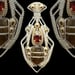 Image of Smokey Quartz Crystal and Garnet Pendant