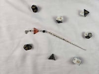 Image 1 of Silver Pumpkin - UV Orange D4 Hair stick