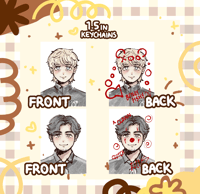 Image 2 of (PRE-ORDER) TEAM HERETICS ID CELLPHONE CHARMS