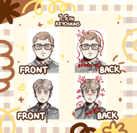 Image 3 of (PRE-ORDER) TEAM HERETICS ID CELLPHONE CHARMS