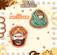 Image 3 of (PRE-ORDER) TEAM HERETICS JOKE STICKERS