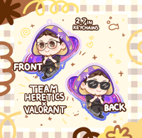 Image 4 of (PRE-ORDER) TEAM HERETICS X VALORANT KEYCHAINS