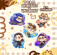 (PRE-ORDER) TEAM HERETICS X VALORANT STICKERS