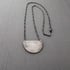 Sterling Silver and Blue Sapphire Tabby Cat Necklace Image 4
