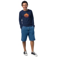 Image 1 of Youth Long Sleeve Tee - Classic Jack O Lantern
