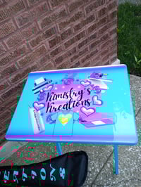 Image 2 of Custom Personalized Tray Table 