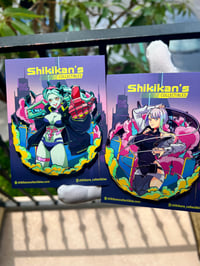 Image 1 of Lucy & Rebecca 3.5" Hard Enamel Pins **LOW-STOCK**